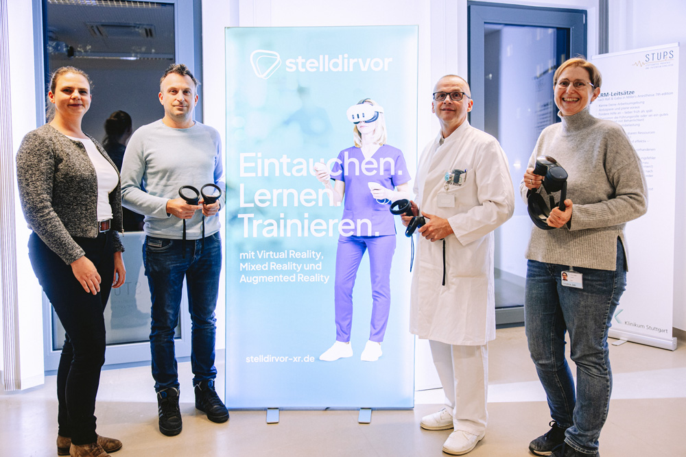 VR-Training für Clamshell-Thorakotomie: Projektstart mit der DRF Luftrettung und dem Klinikum Stuttgart / StellDirVor